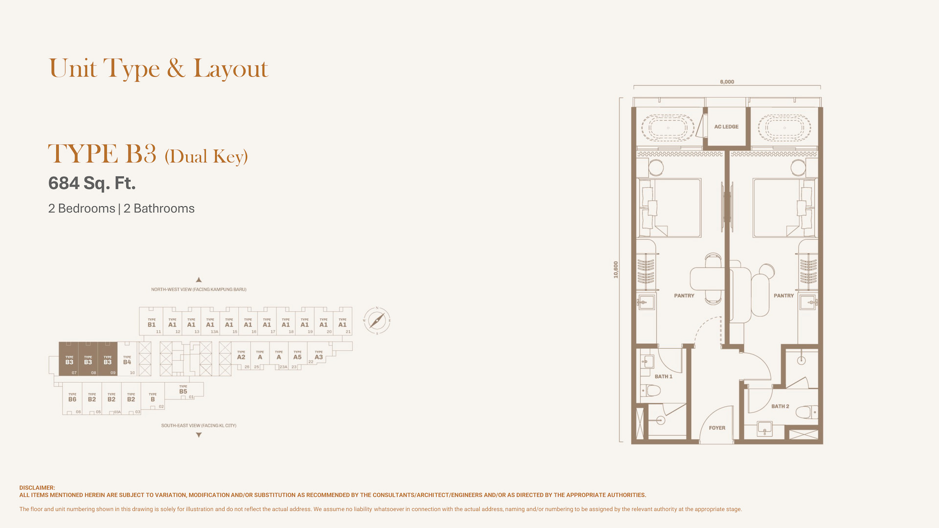 Type B3 Floor Plan